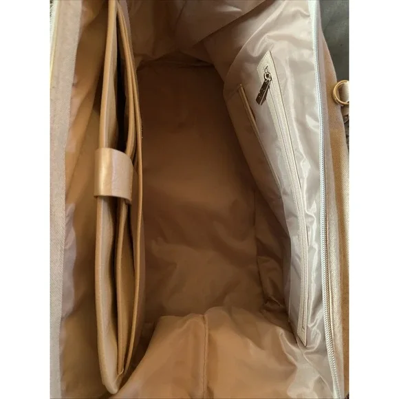 BEIS Biege Weekender Bag Travel Carry On Luggage - Picture 10 of 15